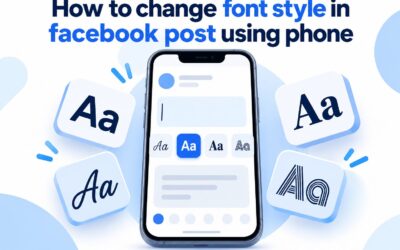 How to Change Font Style in a Facebook Post Using Your Phone